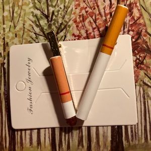 Hair clips-cigarette butt realistic look hair accessories